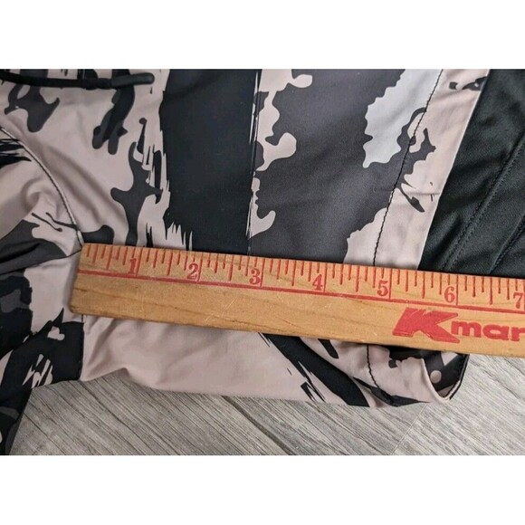 Alpine Slate Camo Axe Training Shorts Gym Running Stretch Gray Black Men's 2XL - Picture 10 of 10